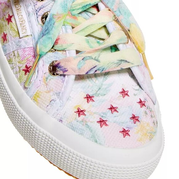 Superga x LoveShackFancy Collab Floral Low Top Sneakers | Size M6 W7.5 | NIB - Picture 5 of 12